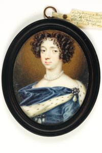 Lady Frances Howard (akvarelli norsunluun)