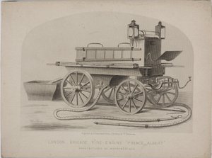 Lontoon prikaatin paloauto "Prince Albert", n. 1880