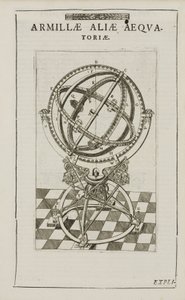 Tycho Brahen päiväntasaajan armillaarinen pallo, n. 1580 tekijältä John Pardon