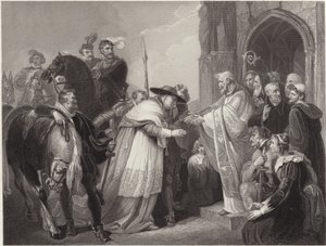Kardinaali Wolsey Leicester Abbeyssa (kaiverrus)
