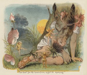 Hee haw! tuntien ajan yöstä aamuun (väri litho) tekijältä Richard Andre