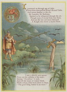 Sivu upstreamista, kirjoittaneet Richard Andre, King Arthur ja Excalibur (värilitho) tekijältä Richard Andre