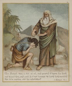 Samuel voitelemassa Daavidia