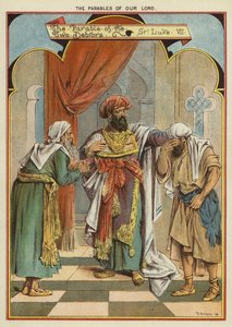 Kristuksen vertaukset: vertaus kahdesta velallisesta (chromolitho)