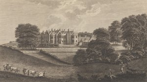 Somerhill, lähellä Tunbridgeä, Kentin piirikunnassa, Edward Hastedin teoksesta The History and..., 1777-90.