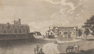Muinainen arkkipiispan palatsi Maidstonessa, Edward Hastedin, Historia ja Topo..., 1782.