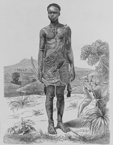 Madi jousilla ja nuolilla, teoksesta The History of Mankind, Vol. III, prof. Friedrich Ratzel, 1898