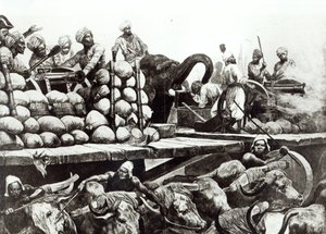 Plasseyn taistelu, 23. kesäkuuta 1757 (litho)
