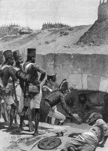 Brittivankien löytäminen kasemaattien alta linnoituksista, 1894.