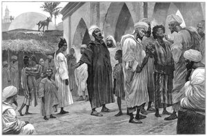 Orjamarkkinat Marokossa, 1888