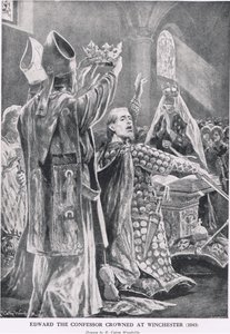Edward The Confessor kruunattiin Winchesterissä vuonna 1043 elokuvasta "Hutchinson