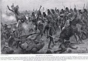 Salamancan taistelu, kuva Hutchinsonin kansojen historiasta