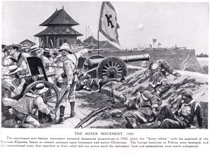 Boxer Movement, kuvitus teoksesta "Hutchinsons History of the Nations", n. 1910