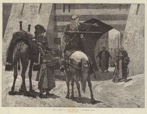 Arabipäälliköt piiritetyn kaupungin portilla