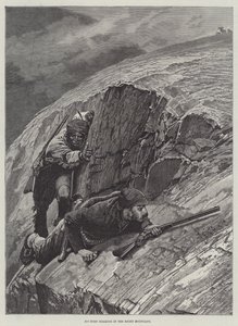 Big Horn Stalking in Rocky Mountains tekijältä Richard Caton Woodville junior