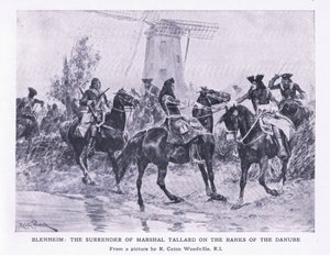 Blenheim, 13. elokuuta 1704: Marshall Tallardin antautuminen Tonavan rannalla, esimerkki brittiläisistä taisteluista maalla ja merellä, 1915