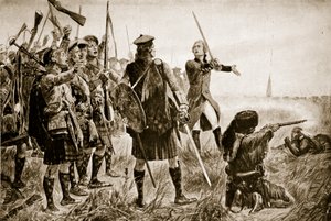 Quebecin taistelu, 1759, kuvitus teoksesta "Hutchinson
