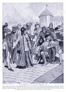 Burgundin herttuan murha AD1419, 1920-luku tekijältä Richard Caton Woodville junior