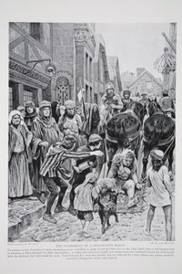 Petollisen leipurin rangaistus, kuvitus teoksesta "Hutchinson