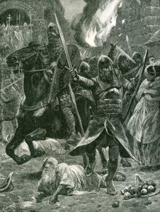 Vilhelm I:n tunnustamisen tulos, joulupäivä 1066 tekijältä Richard Caton Woodville junior