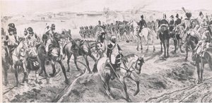 Waterloo 18. kesäkuuta 1815: Vanha kaarti, kuvitus brittiläisistä taisteluista maalla ja merellä, 1915