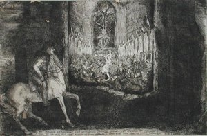 Kohtaus Robert Burnsin (1759-96) Tam O