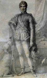 Charles, 4. Earl of Harrington (akvarellivärillä sävytetty musta lyijy) tekijältä Richard Cosway