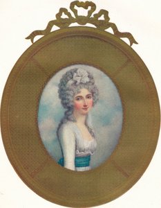 Pienoismuotokuva Katherinesta, Lady Manners, Myöhempi Lady Huntingtower, 1787, 1907 tekijältä Richard Cosway