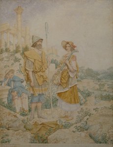 Italialaiset maalaismaiset muusikot tekijältä Richard Dadd