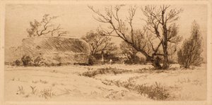 Old Farm Court Road, Dulwich (etsaus) tekijältä Richard Davidson Winter