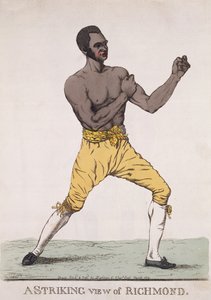 Silmiinpistävä näkymä Richmondista, julkaistu 1810 (värillinen etsaus) tekijältä Richard Dighton