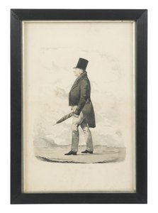 Henry Lygon, 4th Earl Beauchamp (w/c & kynä paperilla) tekijältä Richard Dighton