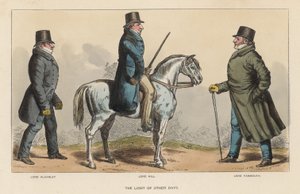 The Light of Other Days, mukana Lord Alvanley, Lord Hill ja Lord Yarmouth tekijältä Richard Dighton