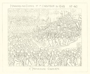 1849, Promenade-konsertti tekijältä Richard Doyle