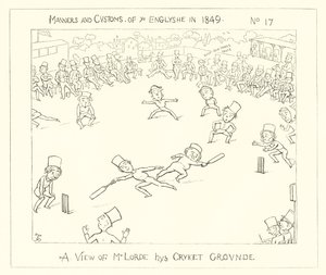 1849, Näkymä Lords Cricket Groundista tekijältä Richard Doyle