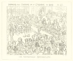 1849, hääaamiainen tekijältä Richard Doyle