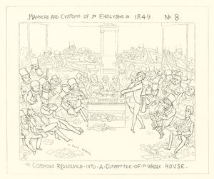 Vuonna 1849 Commons päätyi koko parlamentin komiteaksi tekijältä Richard Doyle