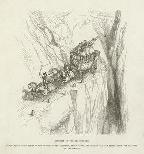 St Gothardin laskeutuminen tekijältä Richard Doyle