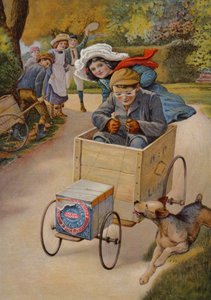 Kuvitus "Motoring Book" -kirjasta tekijältä Richard Doyle