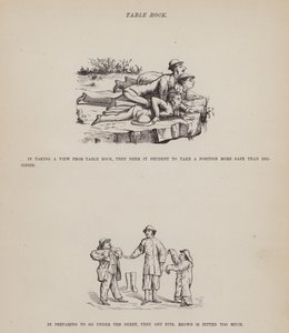 Sivu from The American Tour of Mrs. Brown, Jones and Robinson (kaiverrus) tekijältä Richard Doyle