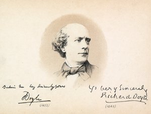 Richard Doylen muotokuva tekijältä Richard Doyle