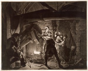 Rautapaja, Joseph Wright of Derbyn mukaan tekijältä Richard Earlom