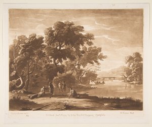Maisema hahmoineen, 1774.