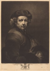 Rembrandt, Omakuva tekijältä Richard Earlom after Rembrandt van Rijn