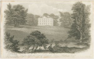 Longton Hall: teräskaiverrus ja [?1800-luvun alku] (painettu) tekijältä Richard Edensor Heathcote