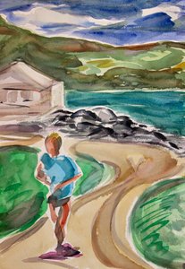 Jogger, Tiburon, 2017 tekijältä Richard Fox