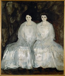 Die Schwestern (öljy kankaalle)