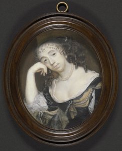 Elizabeth Dormer, Carnarvonin kreivitär (k. 1677) (s. Capel), n. 1665 (kortille asetettu vartalonväri)