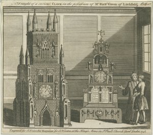 Lichfield - Musikaalinen alttarikello: kaiverrus