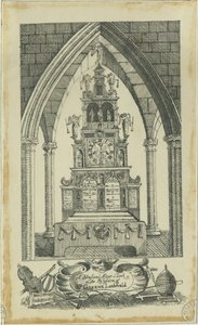 Lichfield - Musikaalinen alttarikello: musteella merkintä ja [?1700-luku] (piirustus)